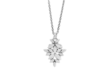 Rabinovich Kaleidoscope collier i sterling sølv med bladmotiv